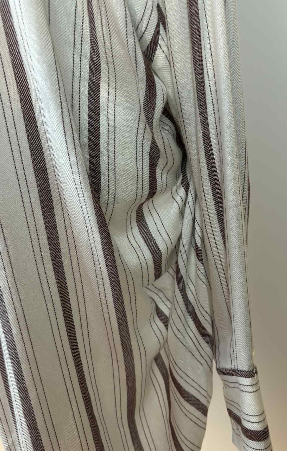 Perch by Blu-Pepper Striped Button-Front Blouse – 2XL