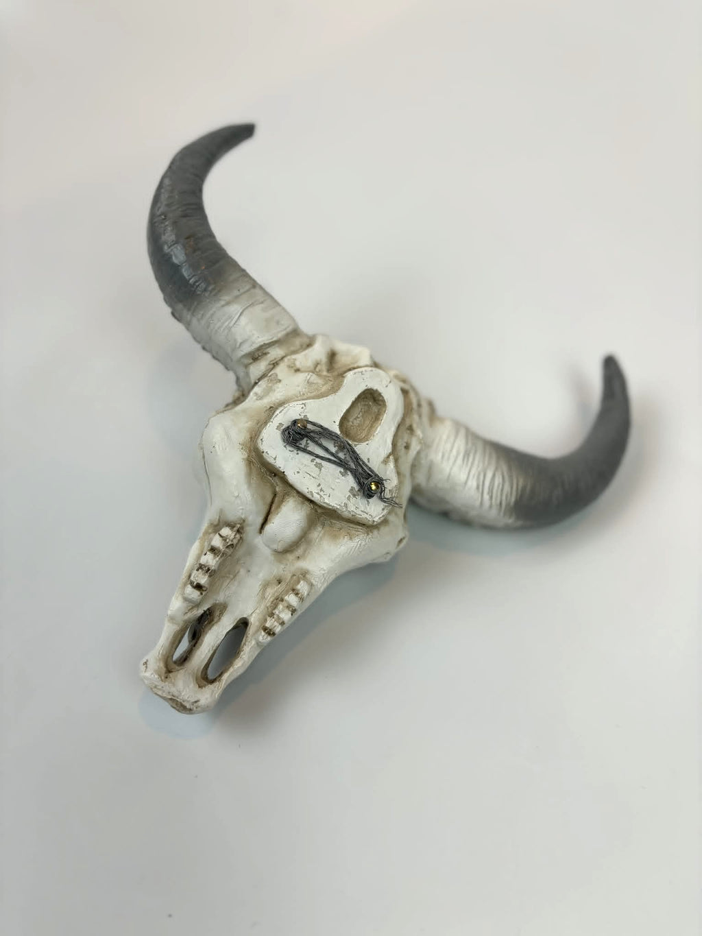 Floral Western Bull Skull Wall Decor- Small!