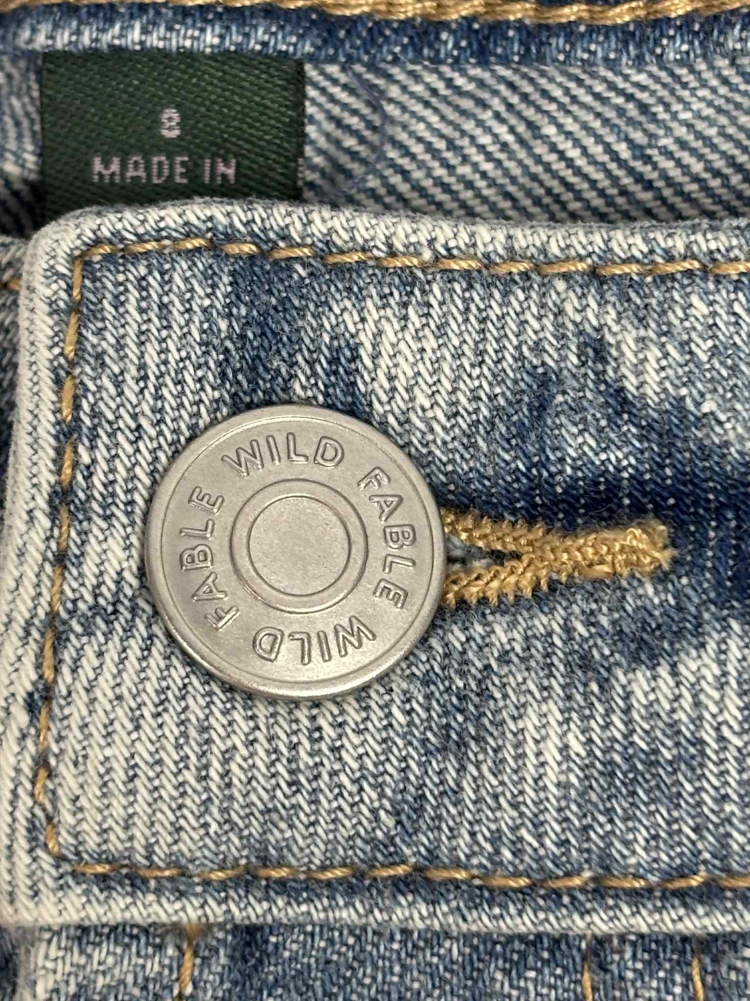 Wild Fable “Easy Rigid” Curvy High-Rise Straight Jeans — Size 8 / 32” Inseam