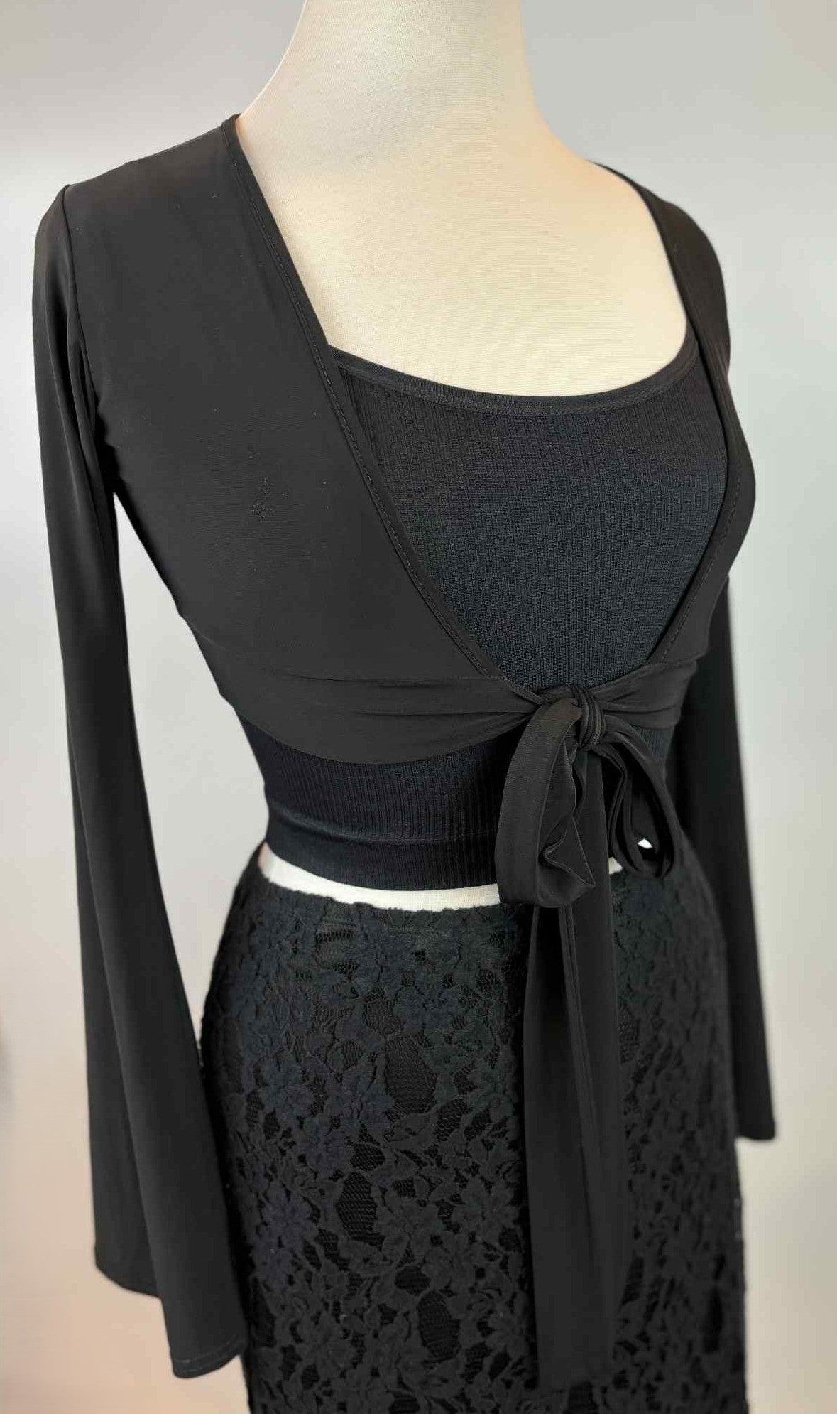 Black Tie Cover-Up — Nasty Gal Collection (US 2)