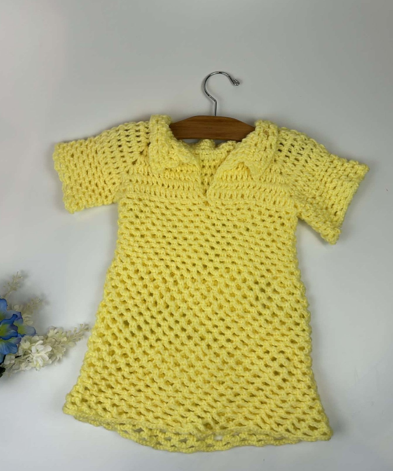 Sunny Days Toddler's Hand-Crocheted Dress
