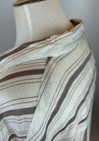 Perch by Blu-Pepper Striped Button-Front Blouse – 2XL