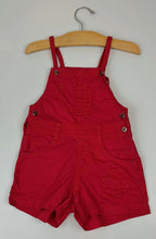 Bambini Red Shortall Overalls – Toddler Size L- Fits like 2T–3T