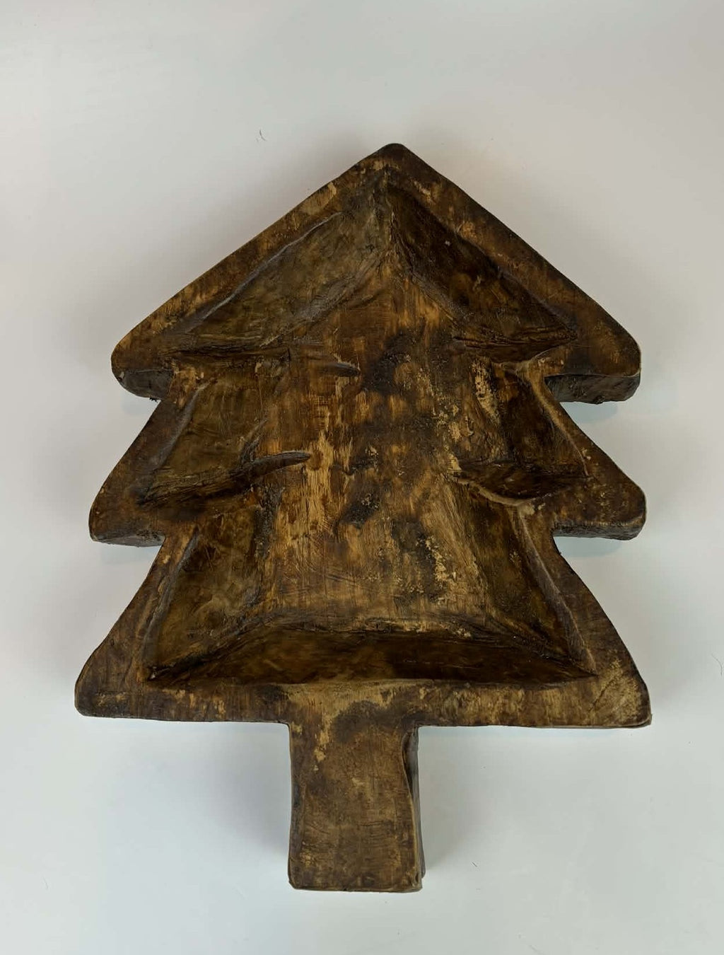 Rustic Wooden Tree Bowl