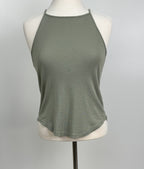 Splendid Women’s Olive Green Halter Tank Top – Size Medium