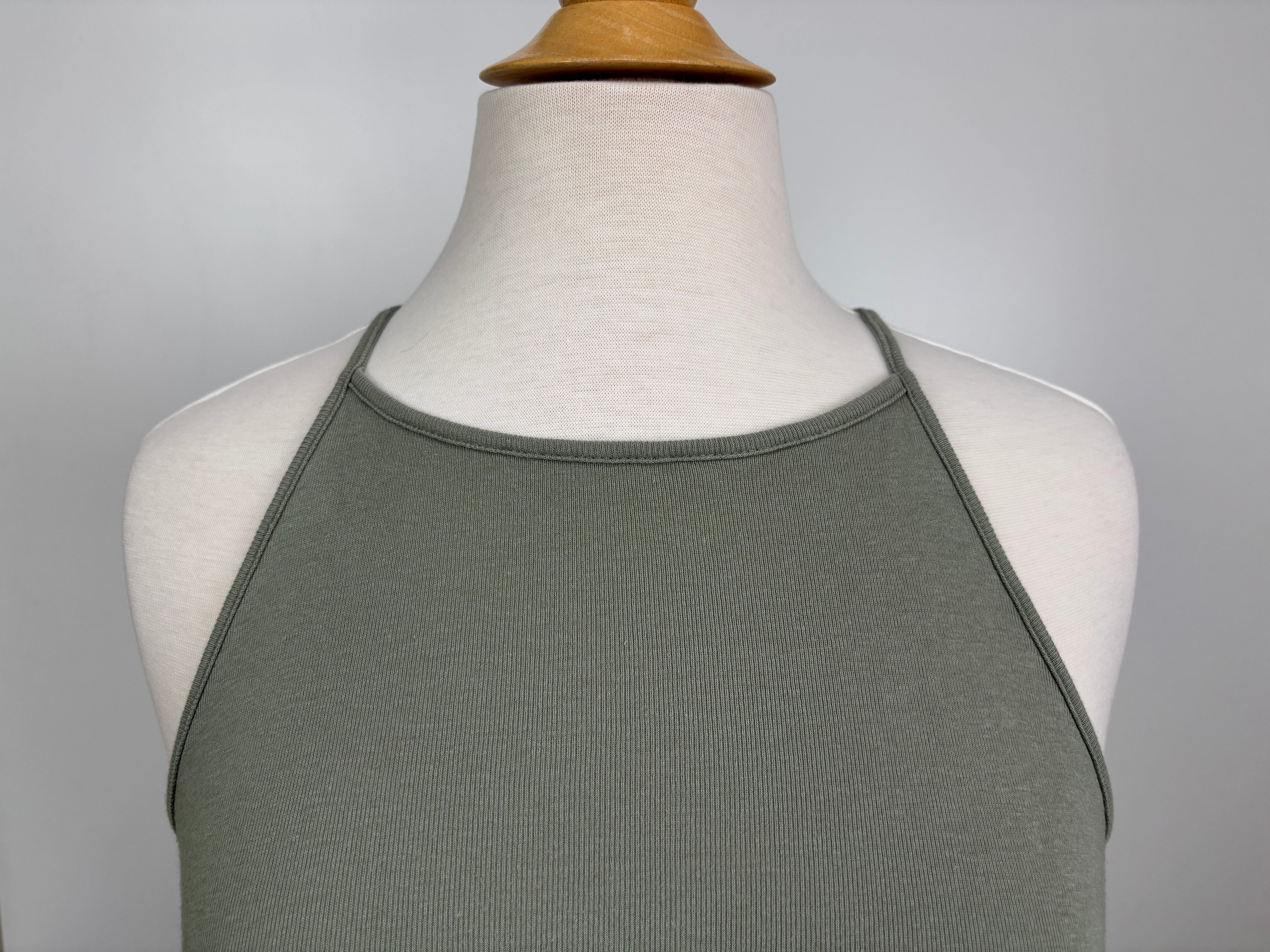 Splendid Women’s Olive Green Halter Tank Top – Size Medium