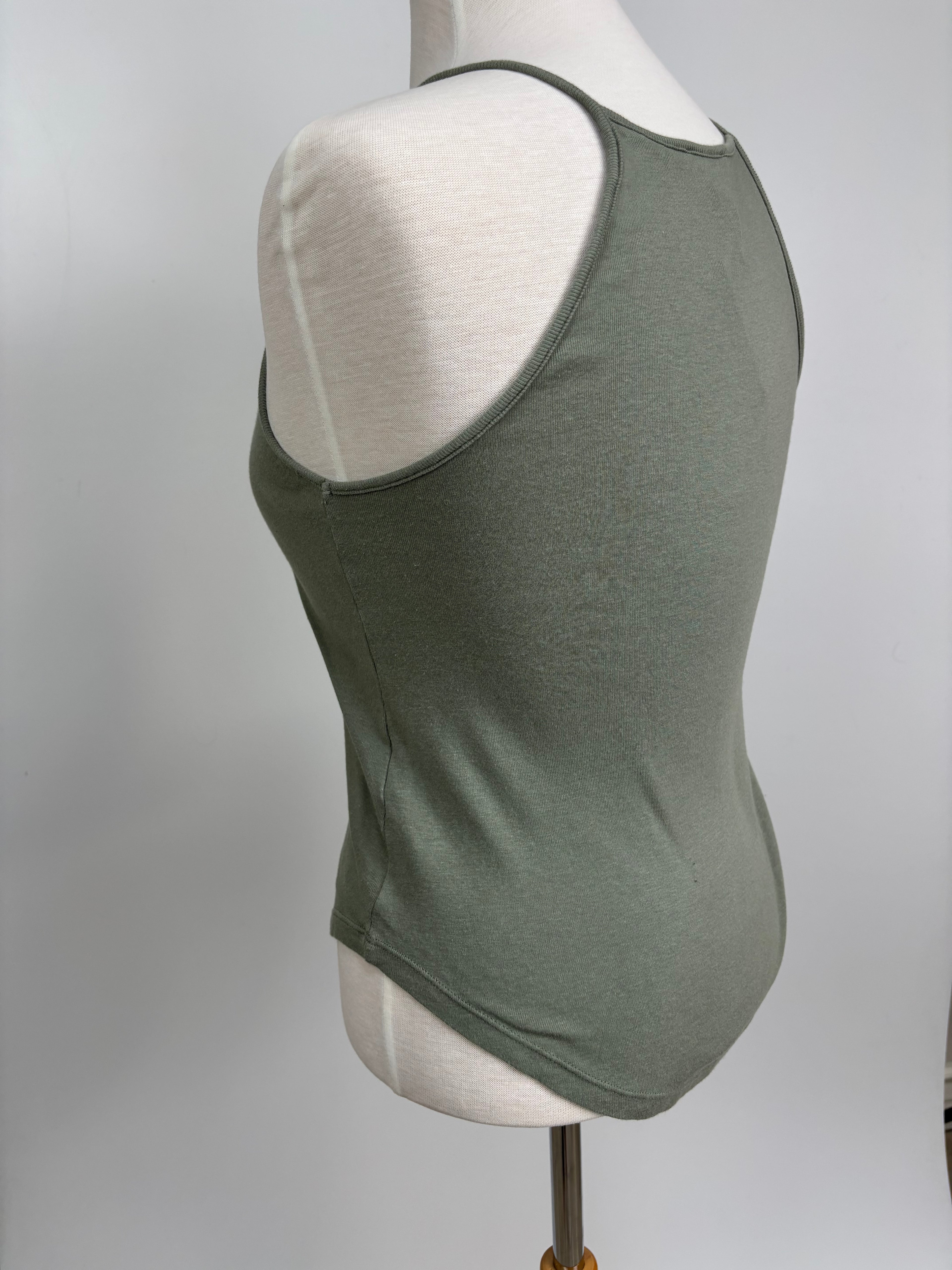 Splendid Women’s Olive Green Halter Tank Top – Size Medium