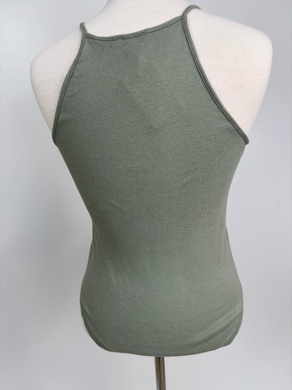 Splendid Women’s Olive Green Halter Tank Top – Size Medium
