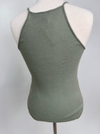 Splendid Women’s Olive Green Halter Tank Top – Size Medium