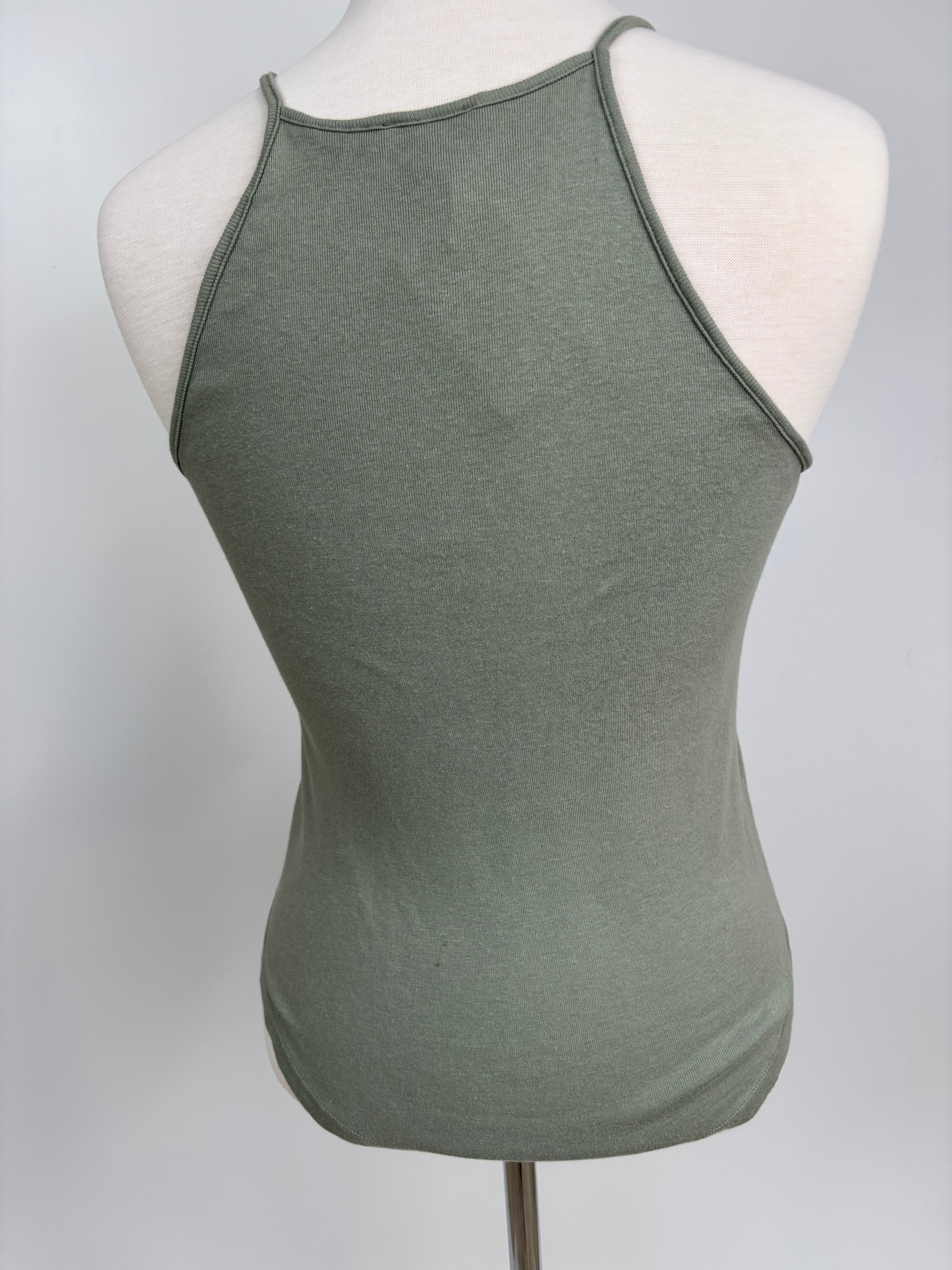 Splendid Women’s Olive Green Halter Tank Top – Size Medium