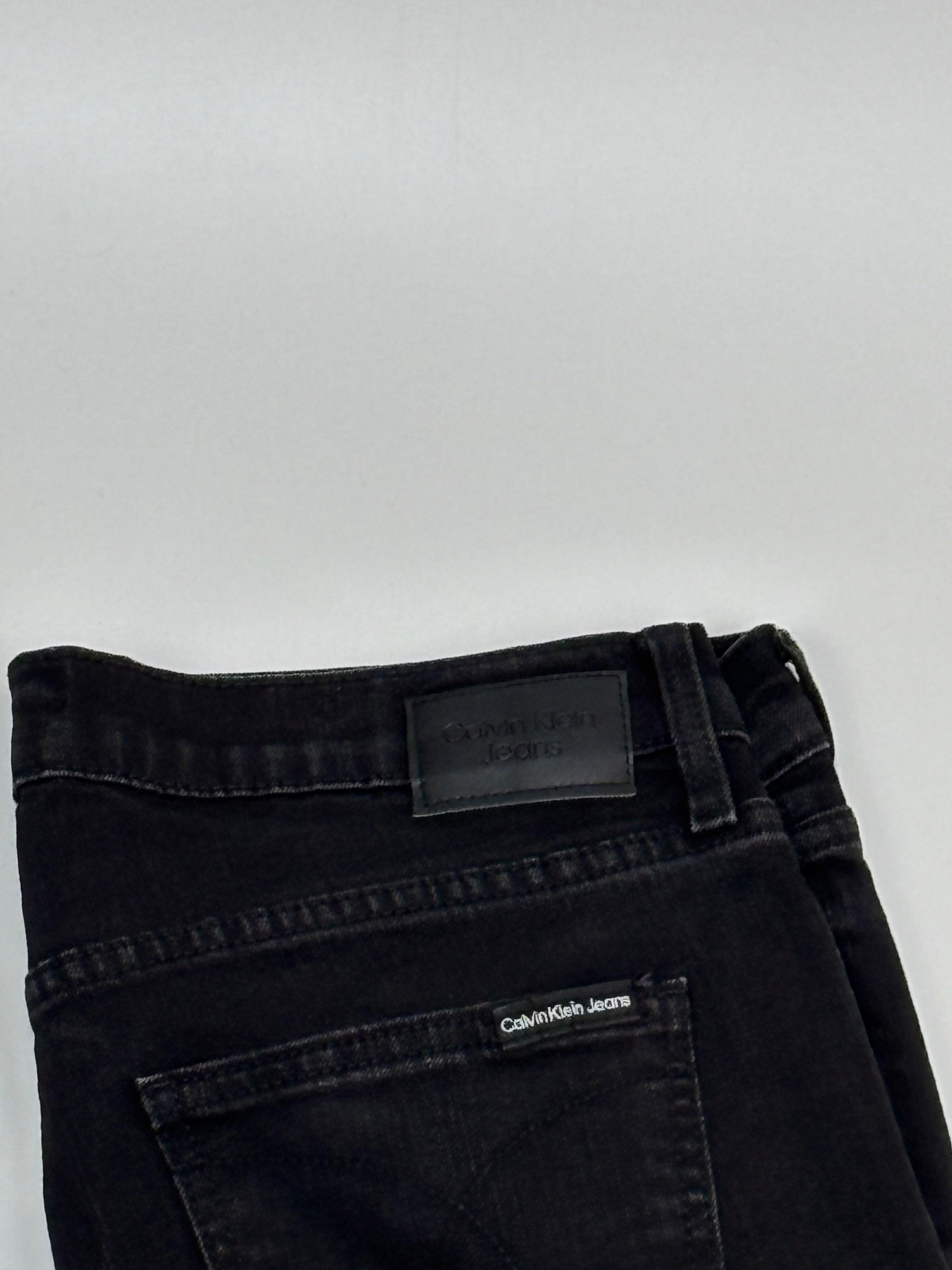 Calvin Klein Black High-Rise Skinny Jeans (Size 31)