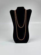 Gold-Tone Rope Chain Necklace