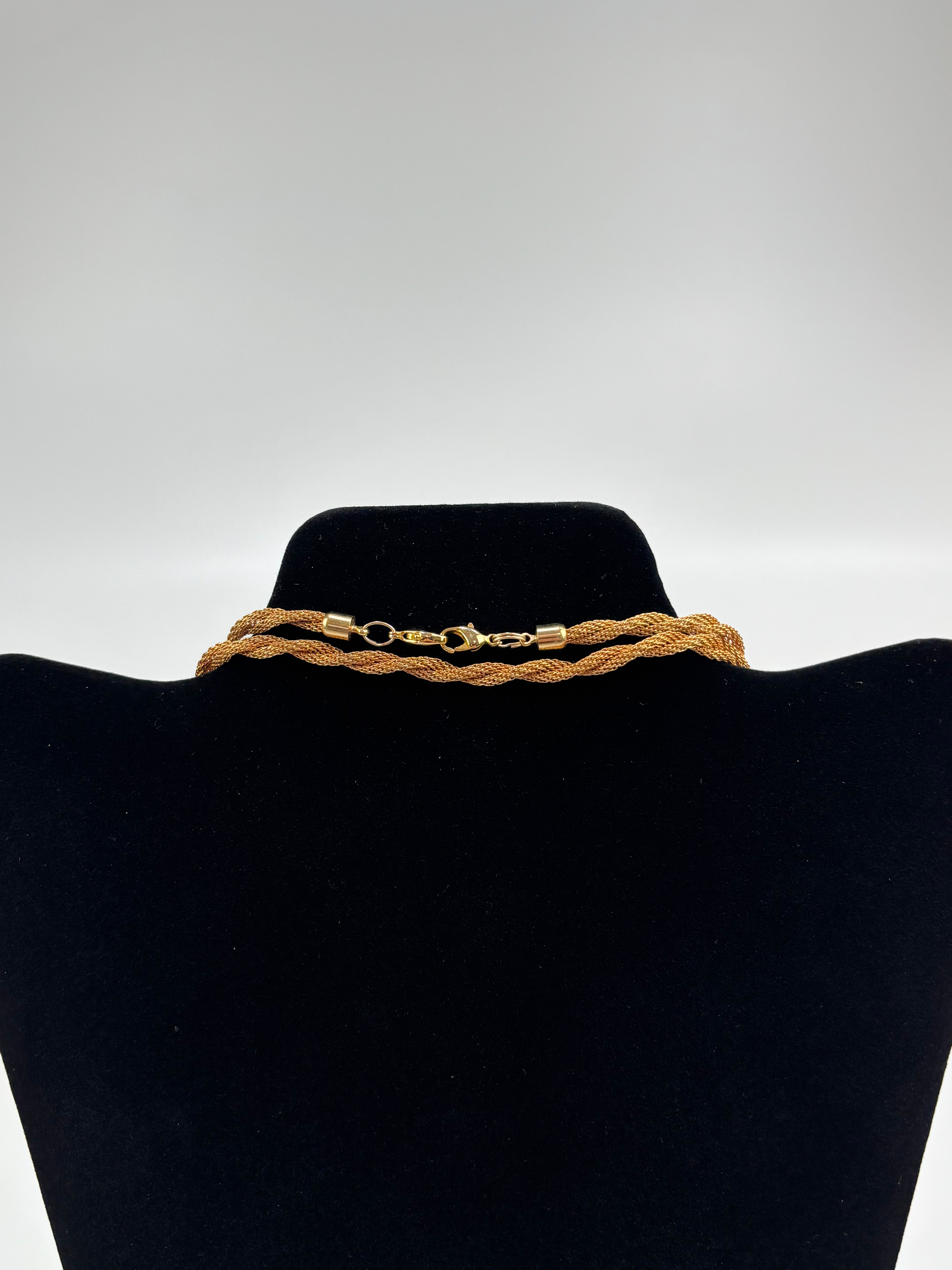 Gold-Tone Rope Chain Necklace