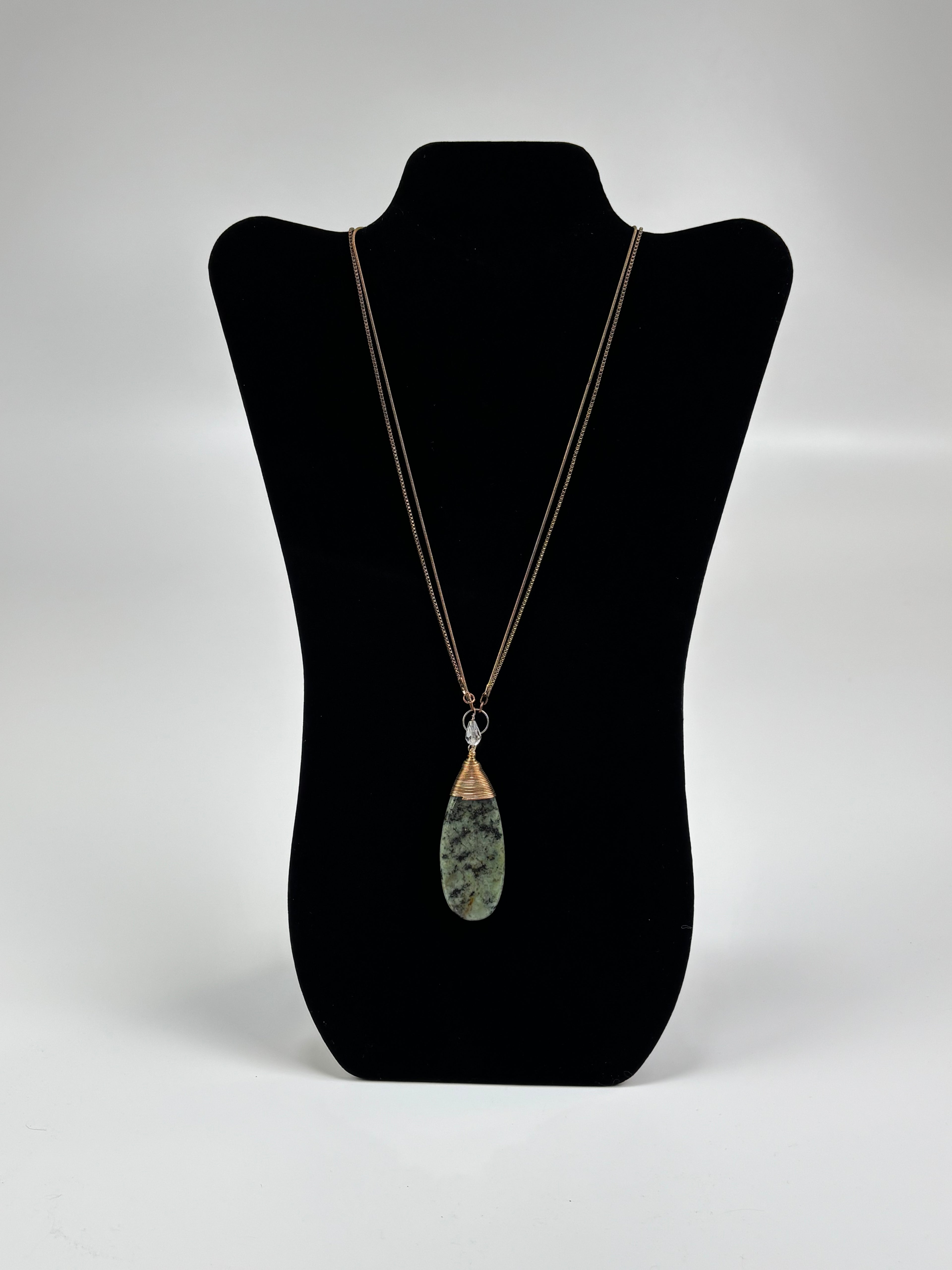 Natural Stone Pendant Necklace