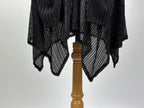 Black Open-Knit Swimsuit Cover-Up – Size L/XL