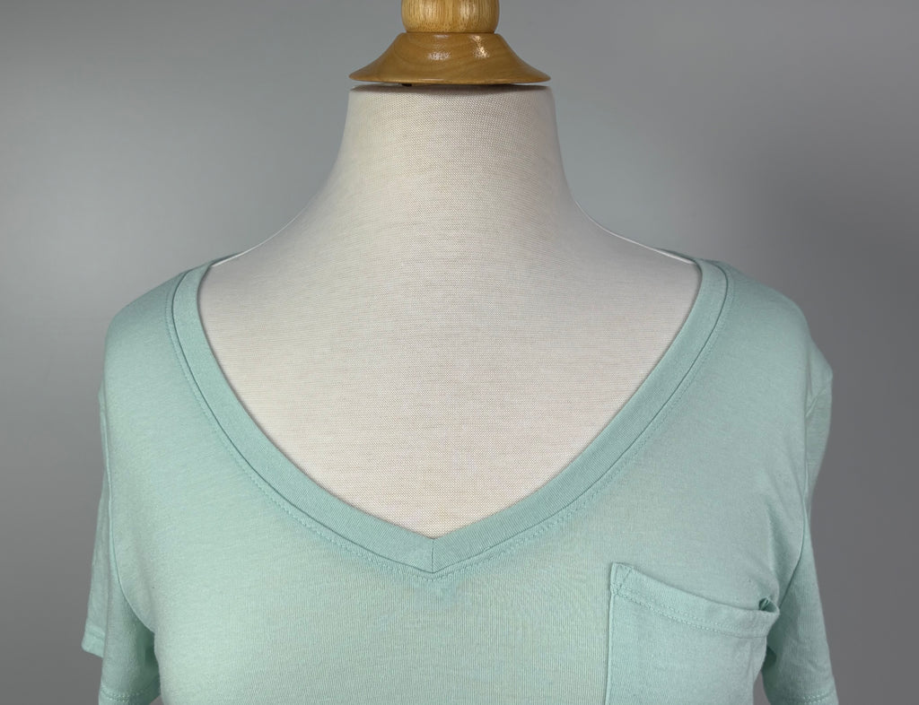 So Favorite V-Neck Pocket Tee – Size Medium