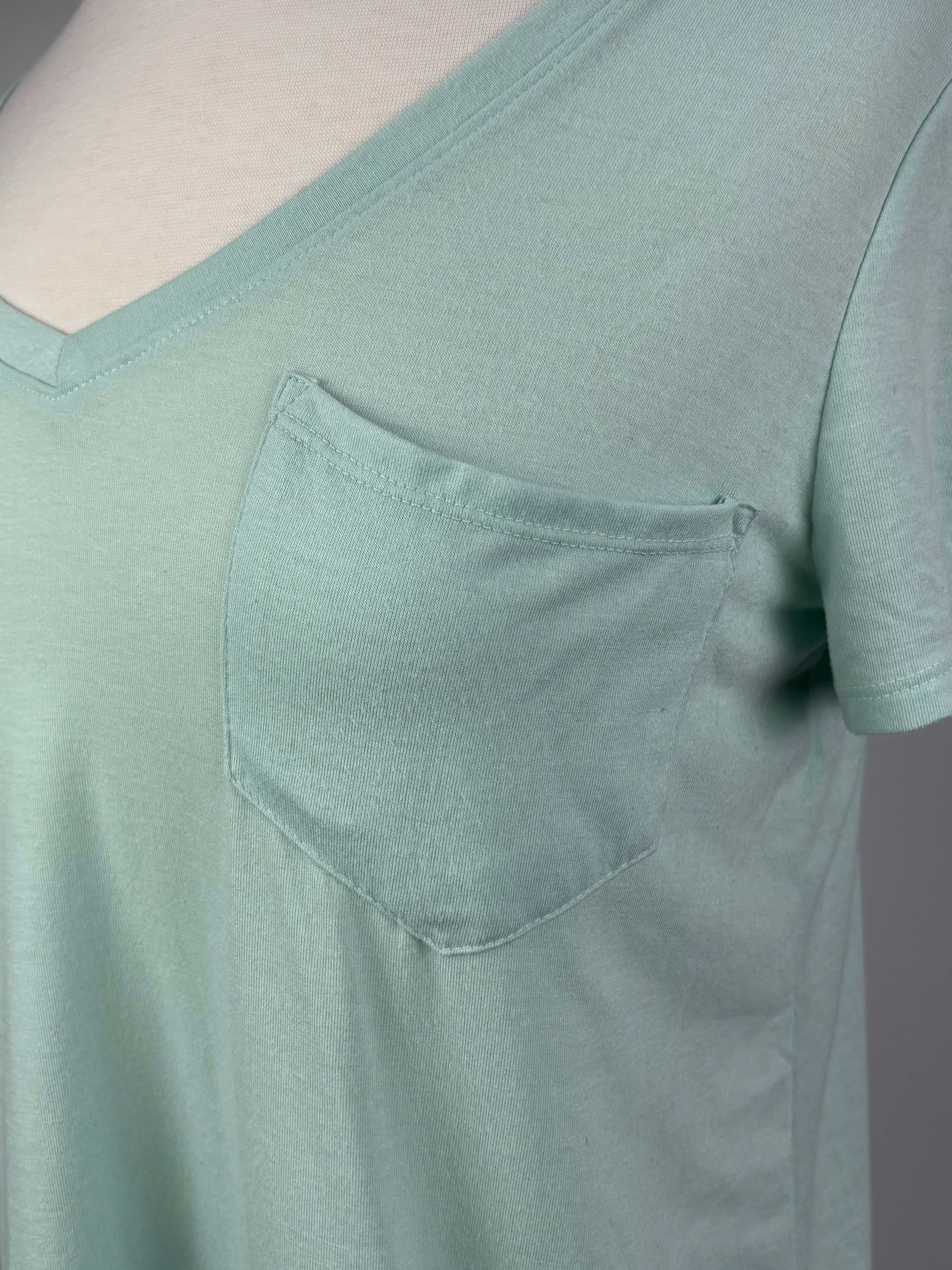 So Favorite V-Neck Pocket Tee – Size Medium