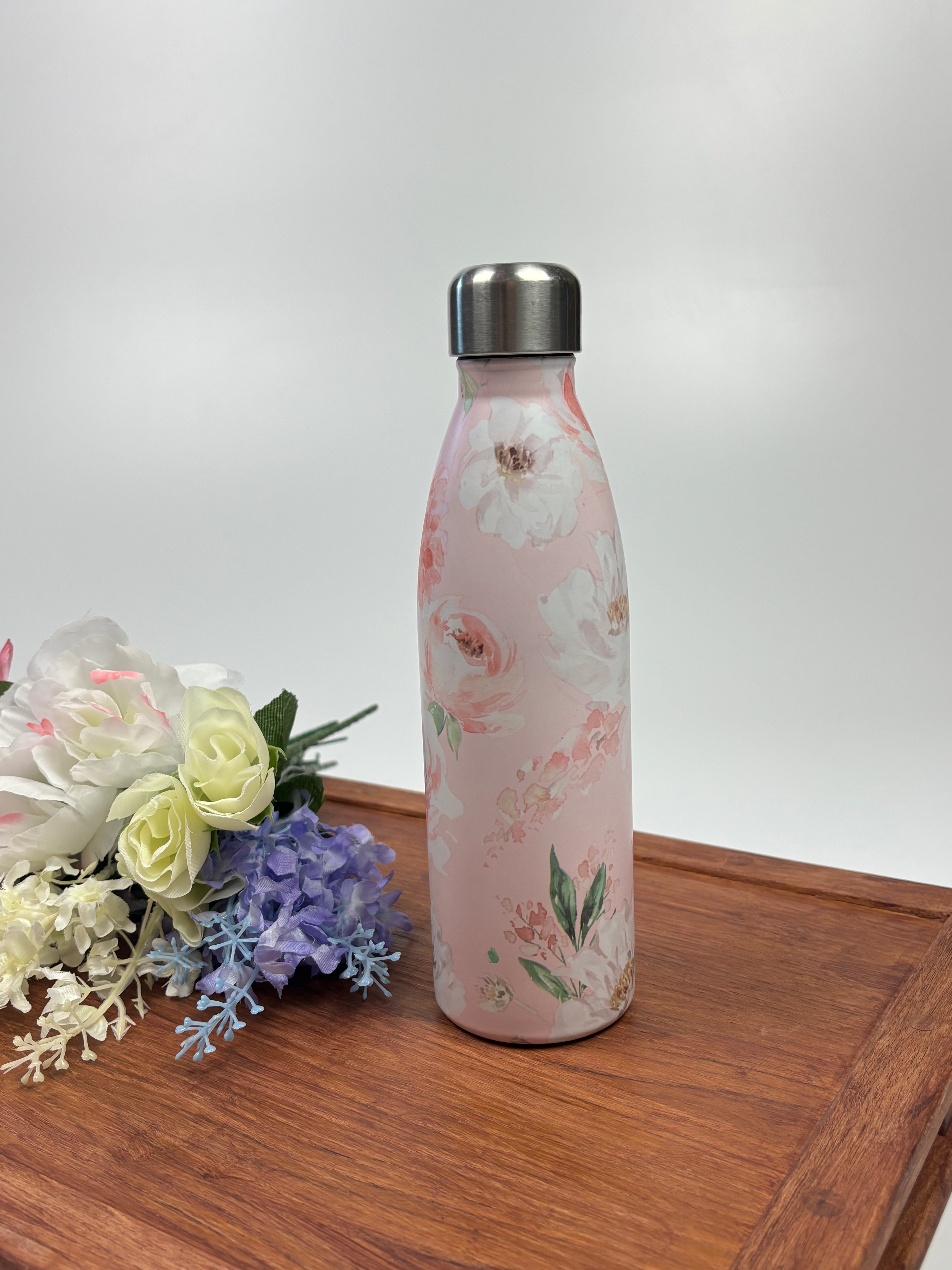 Target Floral Stainless Steel Water Bottle — Hand Wash Only