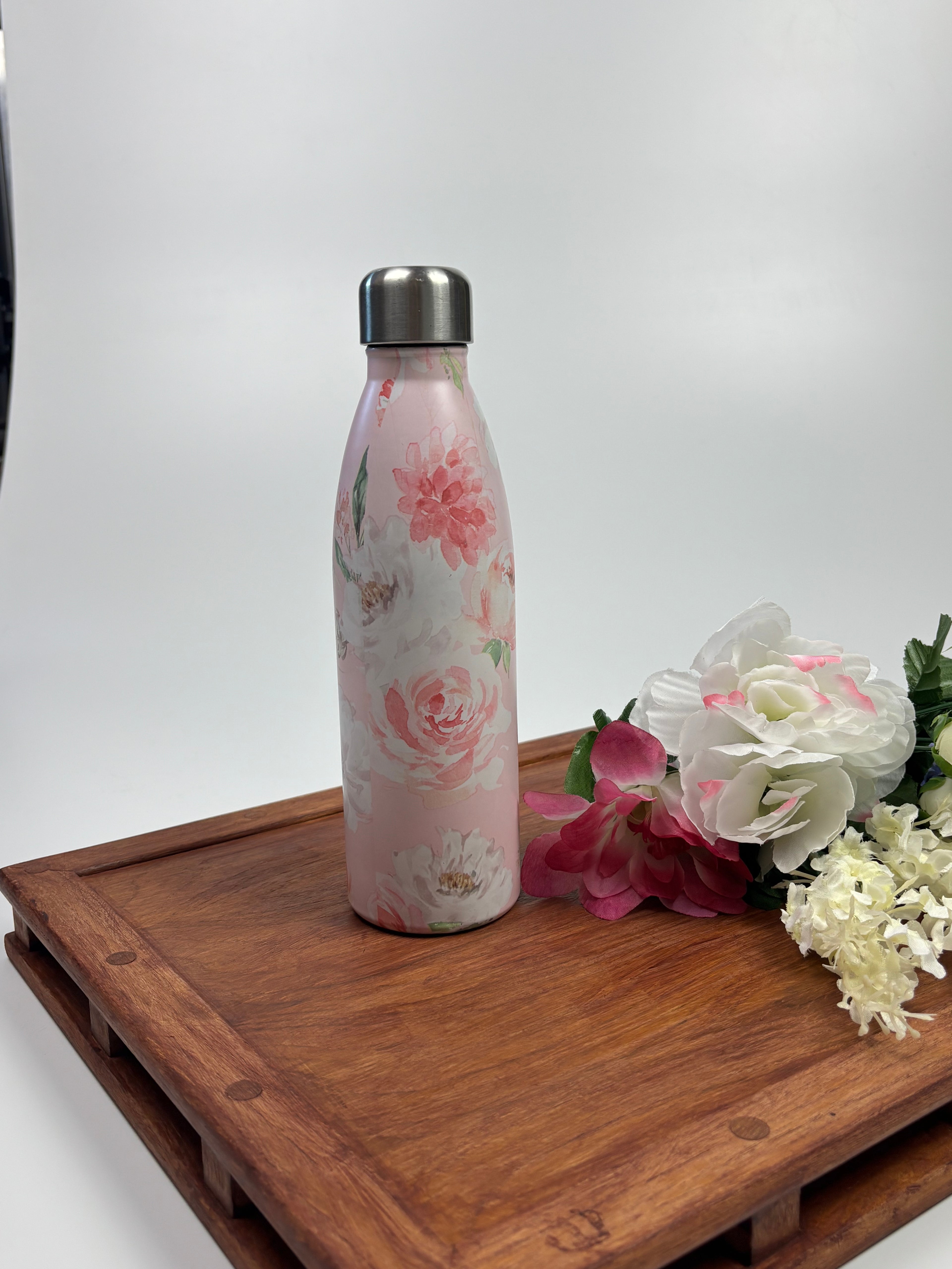 Target Floral Stainless Steel Water Bottle — Hand Wash Only
