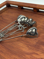 Heart-Shaped Tea Strainer Set – Stainless Steel (Set of 7)