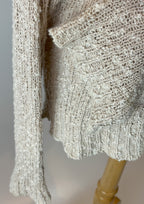 Brandy Melville Cozy Knit Sweater – Cream / One Size