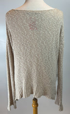 Brandy Melville Cozy Knit Sweater – Cream / One Size