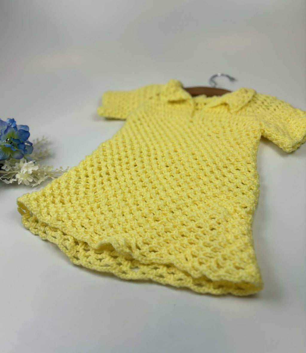 Sunny Days Toddler's Hand-Crocheted Dress