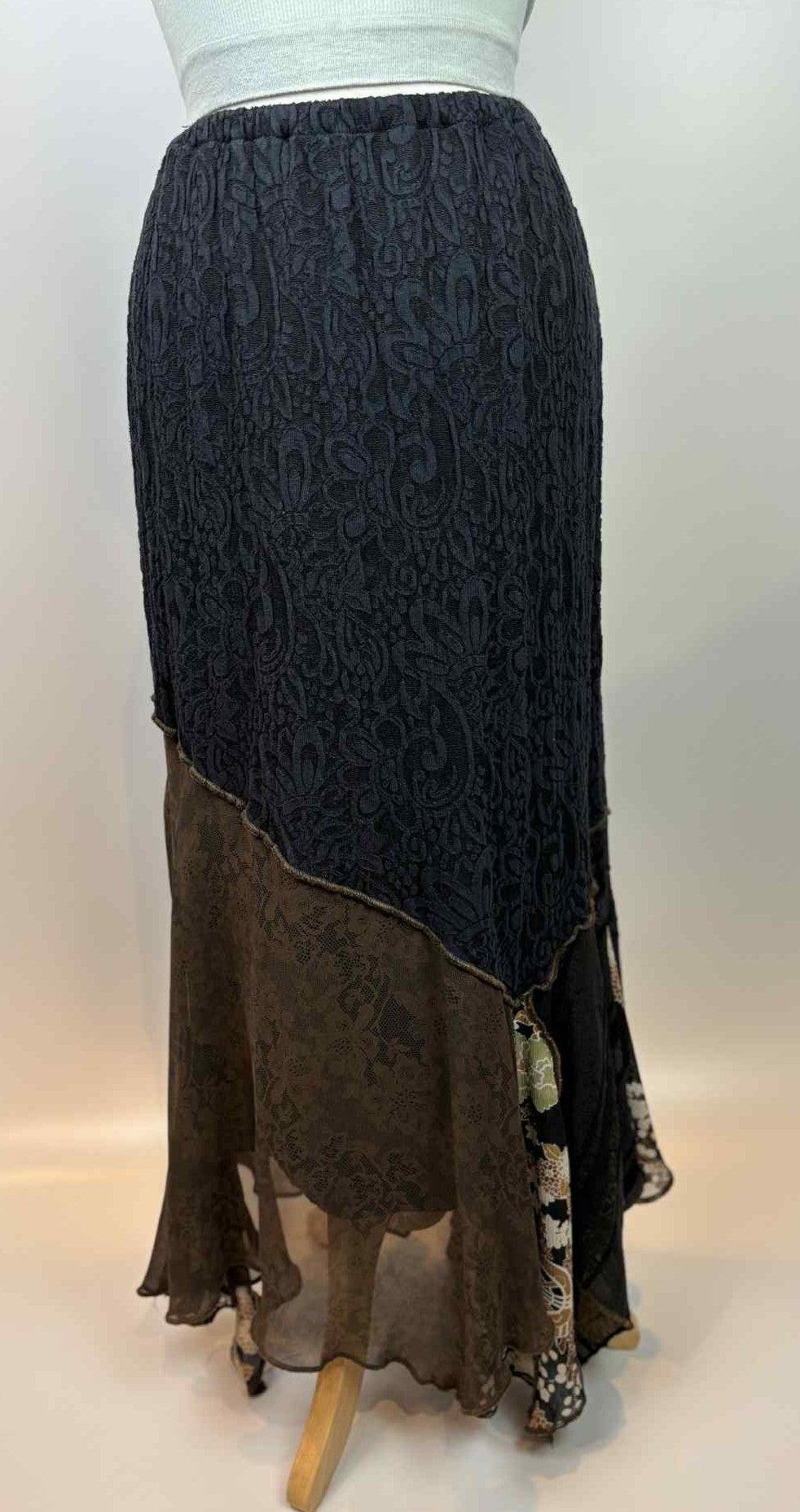 Multi-Pattern Asymmetrical Skirt – Size 12