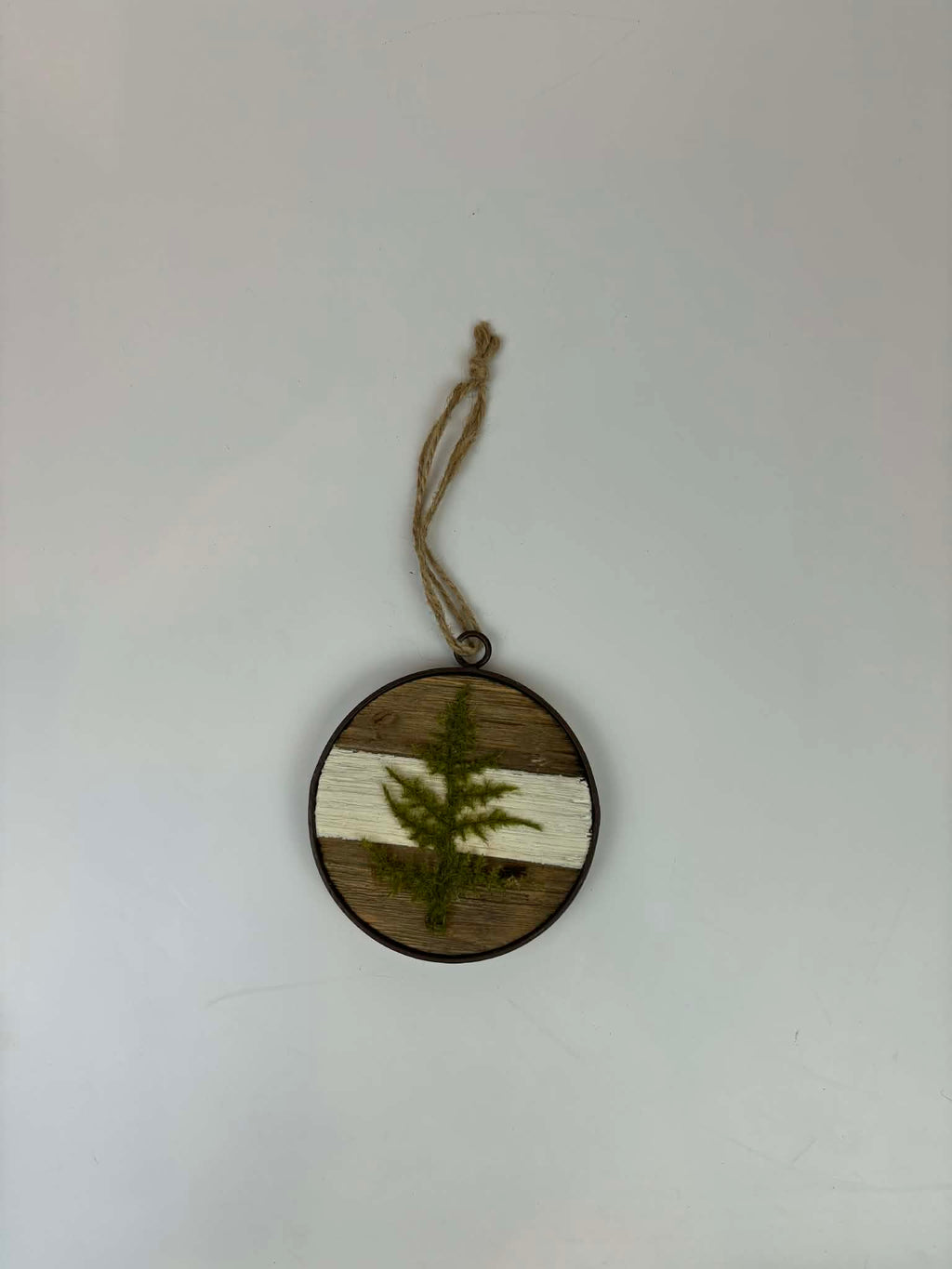 Rustic Wood Tree Ornament