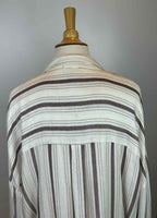 Perch by Blu-Pepper Striped Button-Front Blouse – 2XL