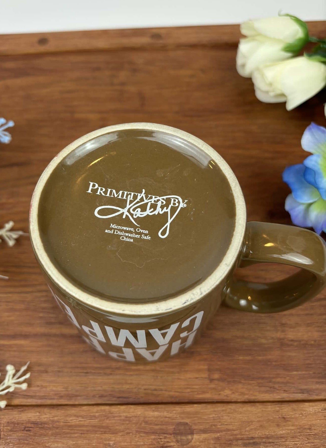 “Happy Camper” Mug - Primitives by Kathy