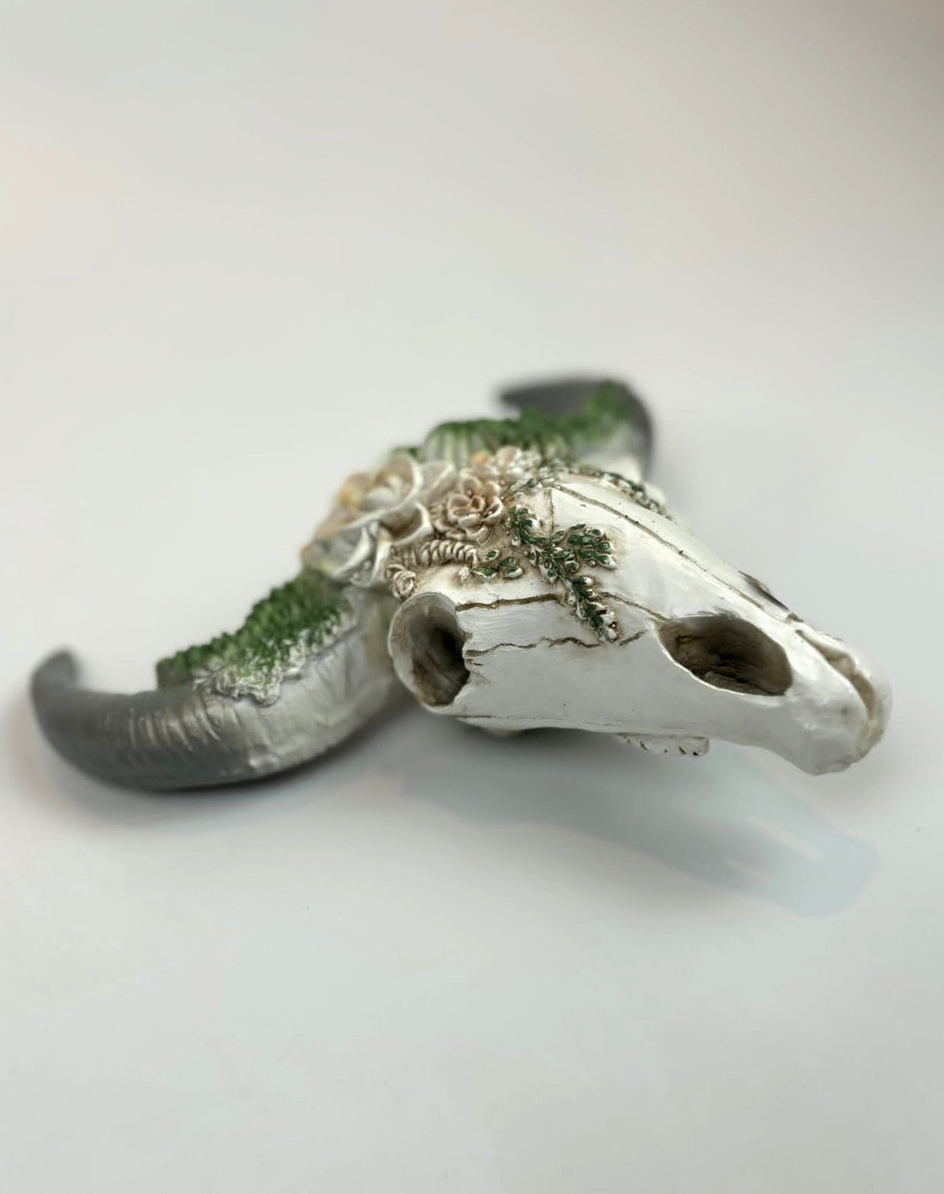 Floral Western Bull Skull Wall Decor- Small!